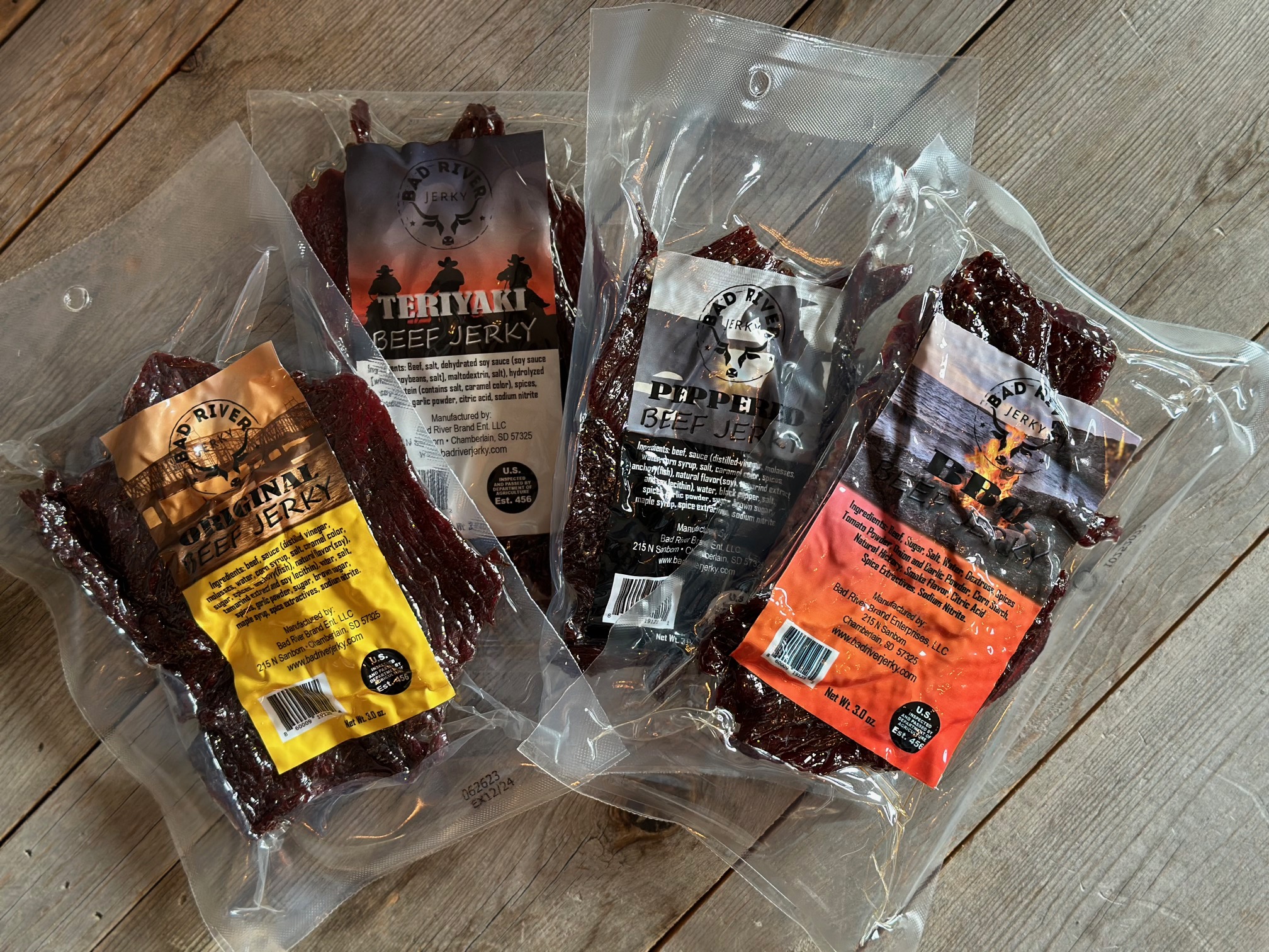 Bad River Jerky (Asst flavors) - South Dakota Popcorn Company